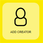 person icon with add creator listed below 