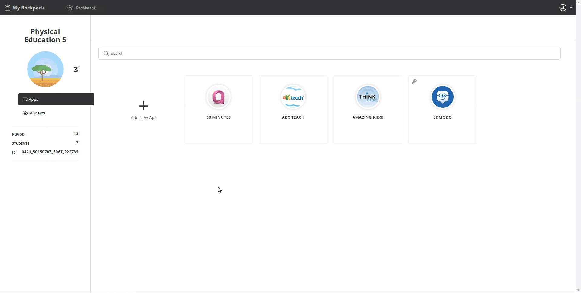 Gif explaining how to add apps 