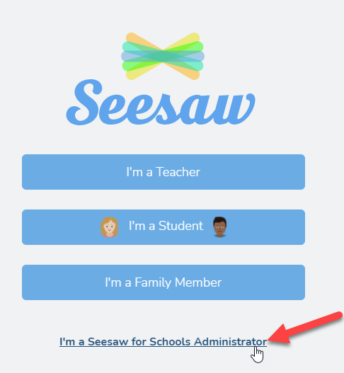seesaw admin sign in