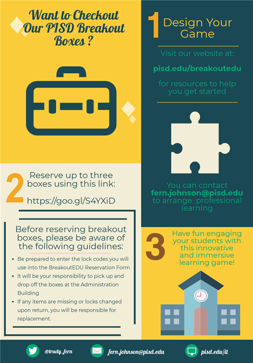 image describing the steps on how to check out Breakout Boxes 
