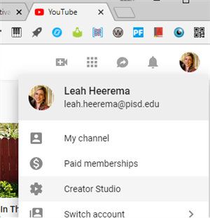 youtube creator studio 