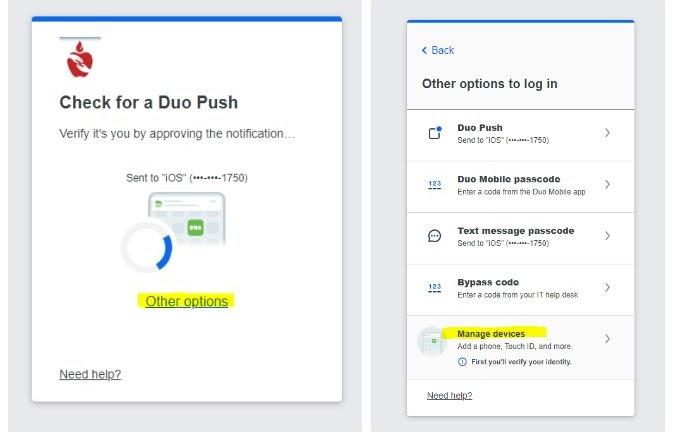 Check for Duo Push