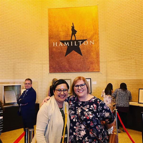 Mrs. Barnes at the Hamilton show