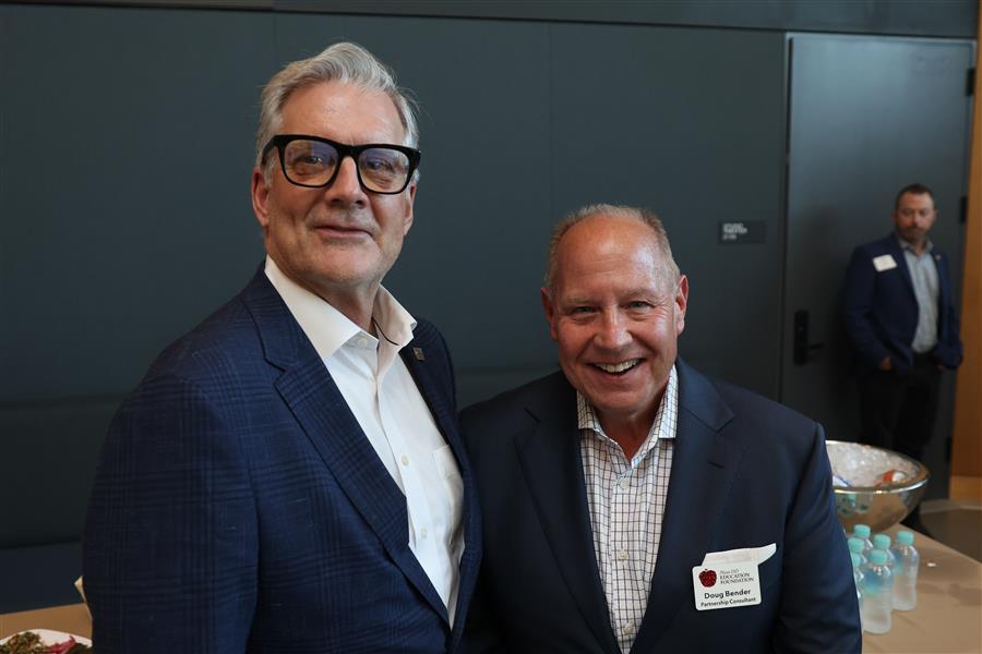 Plano Mayor John Muns and Doug Bender