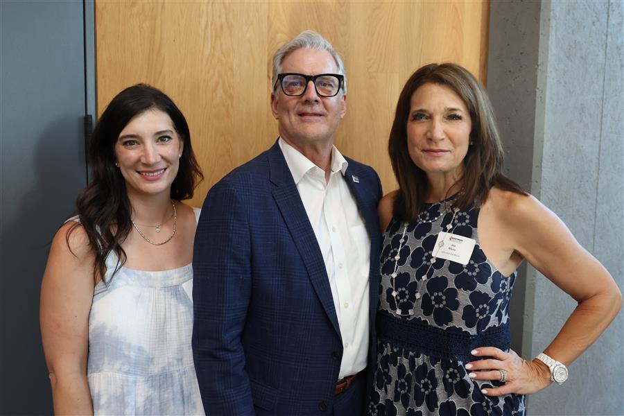 Jenna Maynard, PISDEF Board with John and Joa Muns