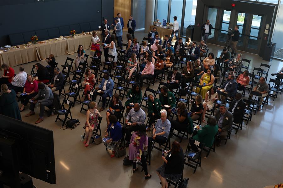 Event room seen from above