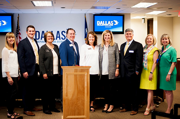 Board at press conference